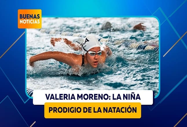 VALERIA MORENO, CAMPEONA NACIONAL INFANTIL DE NATACIÓN